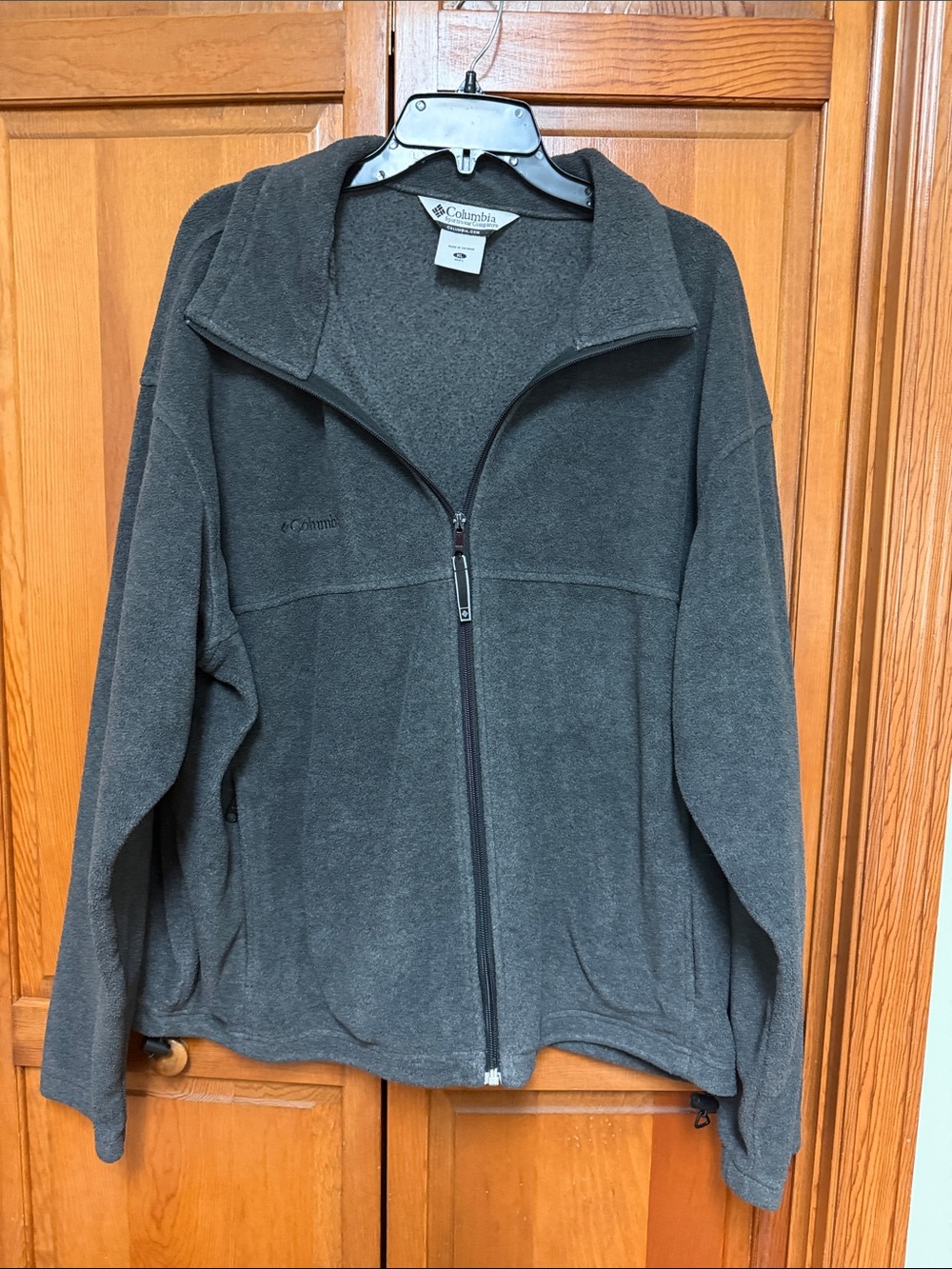 Columbia Men's Dark Gray Full-Zip Fleece Jacket